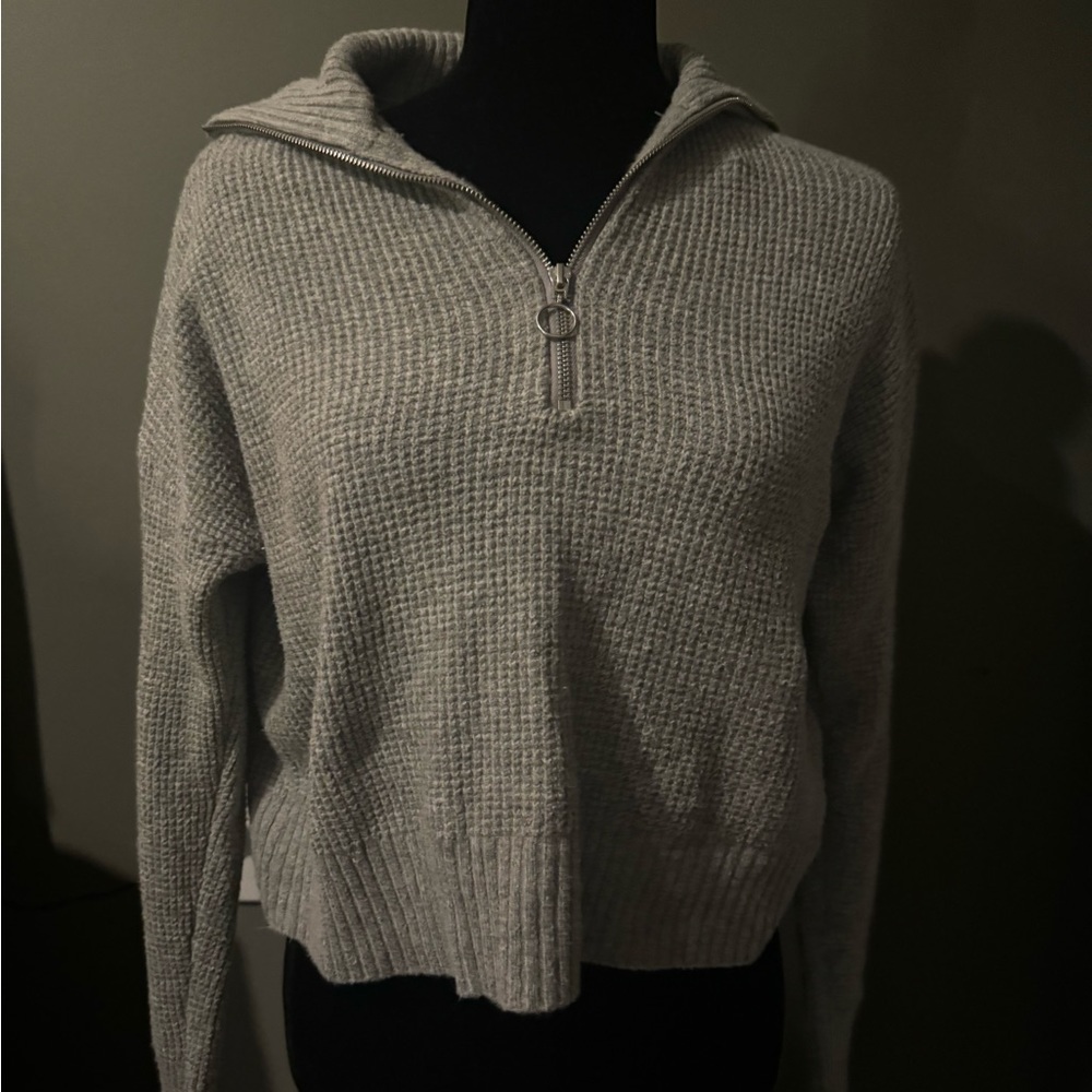 William Rast Half zip up sweater